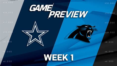 cowboys vs panthers youtube